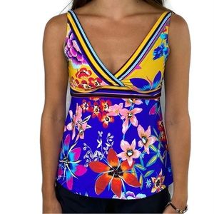 Athena Tropical Print Triangle Tankini s…2021